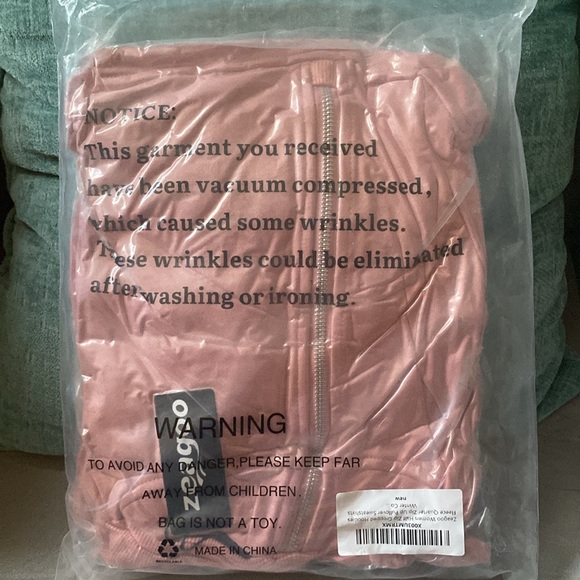 Zeagoo Womens Half Zip Cropped Hoodies Fleece Long Sleeve Pullover Sweatshirt - Picture 2 of 3